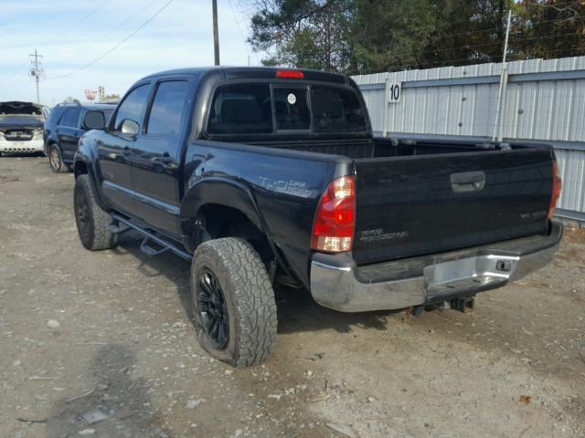 5TELU42N37Z422470 - 2007 TOYOTA TACOMA DOU BLACK photo 3