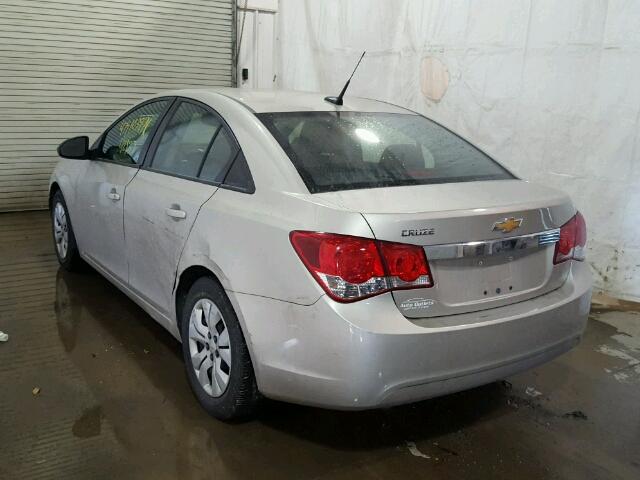 1G1PA5SG0D7316975 - 2013 CHEVROLET CRUZE LS SILVER photo 3