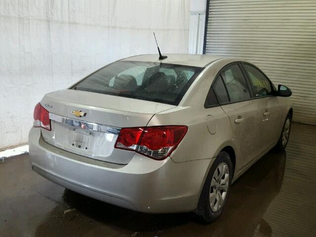 1G1PA5SG0D7316975 - 2013 CHEVROLET CRUZE LS SILVER photo 4