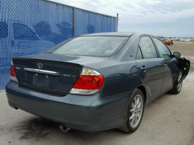 4T1BE30K76U133915 - 2006 TOYOTA CAMRY LE მწვანე ფოტო 4