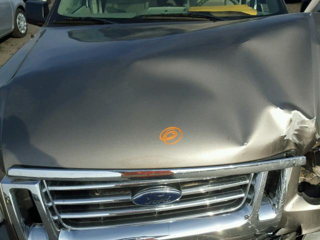 1FMEU31K37UA23296 - 2007 FORD EXPLORER S TAN photo 7