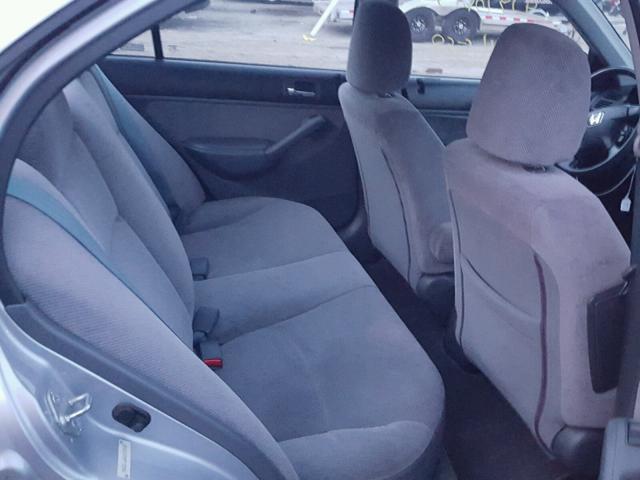 2HGES16682H595908 - 2002 HONDA CIVIC LX GRAY photo 6