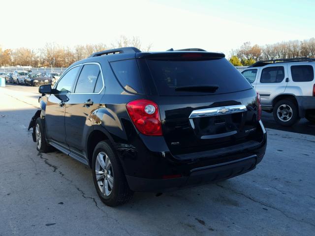 2GNFLEEK7D6307355 - 2013 CHEVROLET EQUINOX LT BLACK photo 3