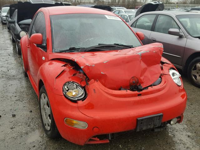 3VWCA21C1YM422475 - 2000 VOLKSWAGEN NEW BEETLE 红色 照片 1