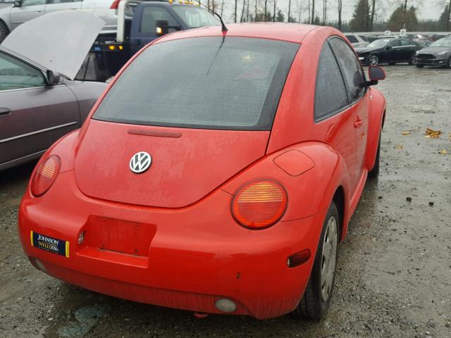 3VWCA21C1YM422475 - 2000 VOLKSWAGEN NEW BEETLE 红色 照片 4