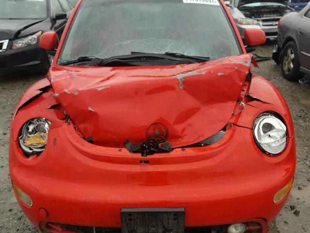 3VWCA21C1YM422475 - 2000 VOLKSWAGEN NEW BEETLE 红色 照片 7