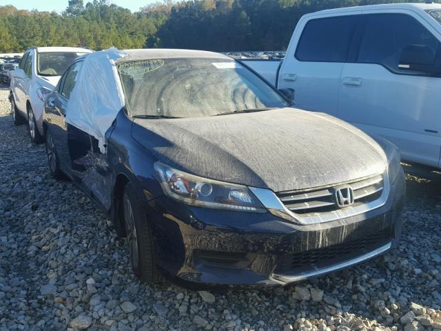 1HGCR2F34DA137881 - 2013 HONDA ACCORD LX BLUE photo 1