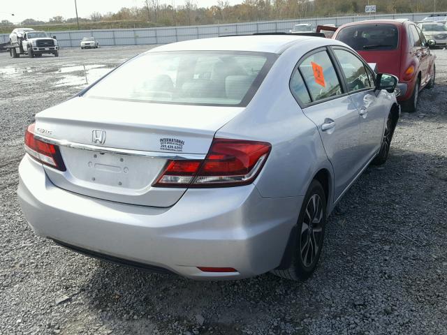 2HGFB2F83EH542291 - 2014 HONDA CIVIC EX SILVER photo 4