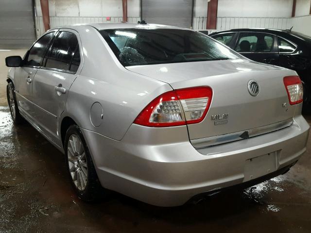 3MEHM08198R662609 - 2008 MERCURY MILAN PREM SILVER photo 3