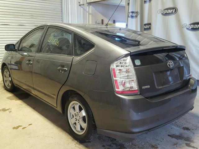 JTDKB20U463186778 - 2006 TOYOTA PRIUS CHARCOAL photo 3