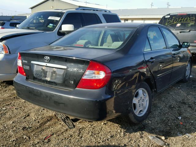 4T1BF32K72U525894 - 2002 TOYOTA CAMRY LE BLACK photo 4