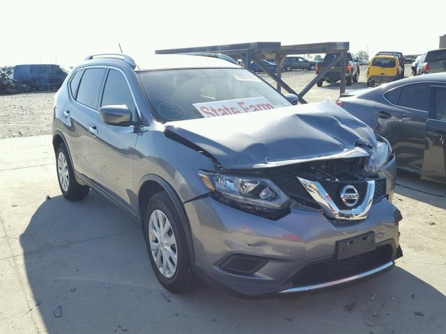 KNMAT2MT2GP711101 - 2016 NISSAN ROGUE S CHARCOAL photo 1