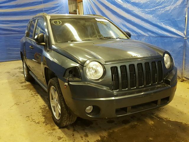 1J8FF47WX7D274134 - 2007 JEEP COMPASS BLUE photo 1