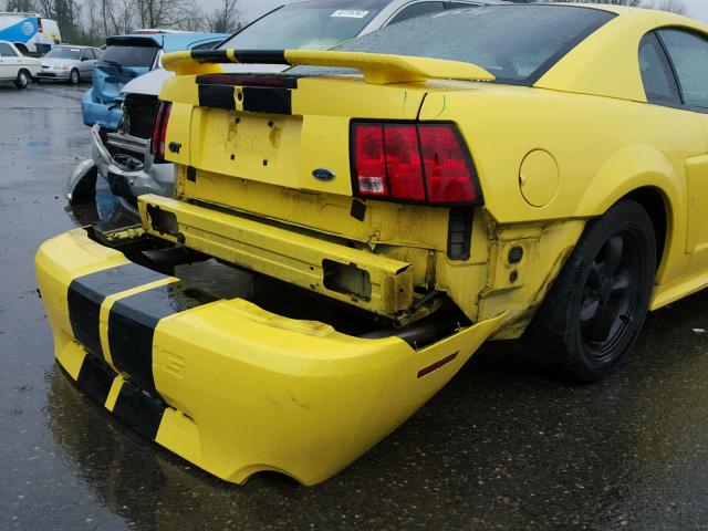 1FAFP42X93F339001 - 2003 FORD MUSTANG GT YELLOW photo 9