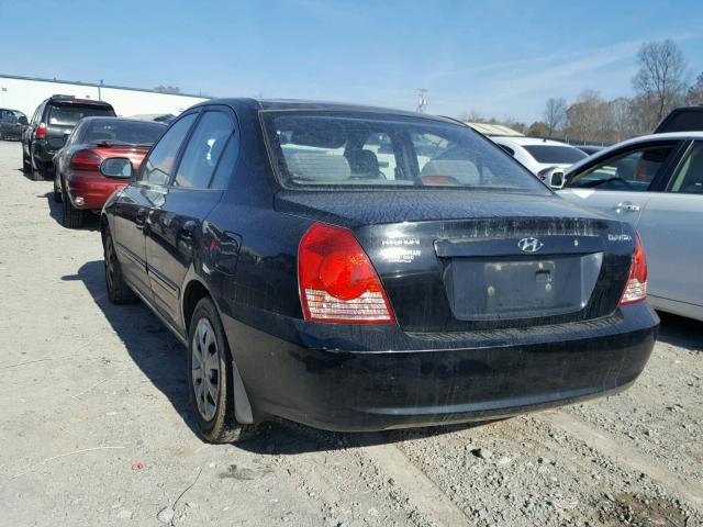 KMHDN46D75U101357 - 2005 HYUNDAI ELANTRA GL CHARCOAL photo 3