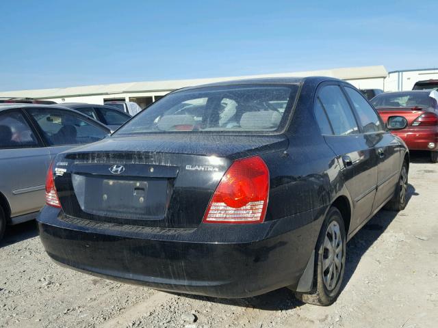 KMHDN46D75U101357 - 2005 HYUNDAI ELANTRA GL CHARCOAL photo 4