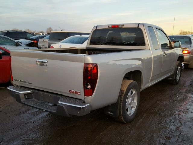 1GTE5MF9XC8160445 - 2012 GMC CANYON SLE SILVER photo 4