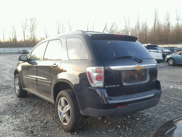 2CNDL43FX86307500 - 2008 CHEVROLET EQUINOX LT BLACK photo 3