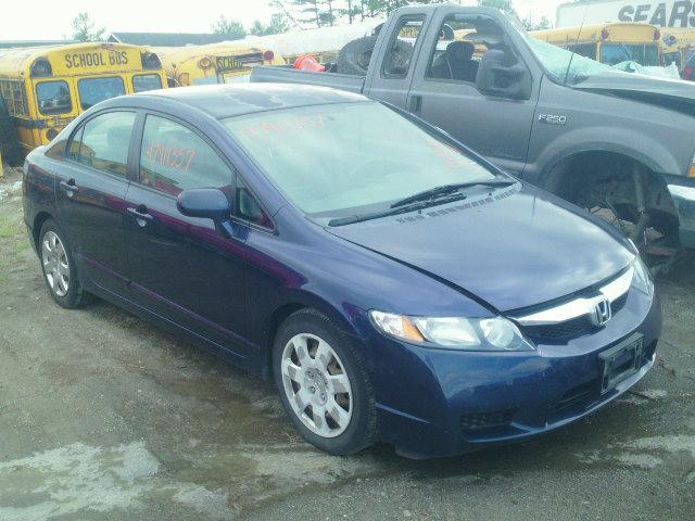 2HGFA16509H547859 - 2009 HONDA CIVIC LX BLUE photo 1