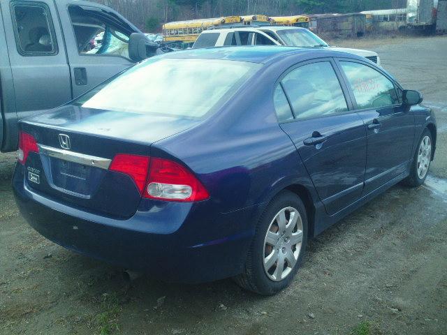 2HGFA16509H547859 - 2009 HONDA CIVIC LX BLUE photo 4