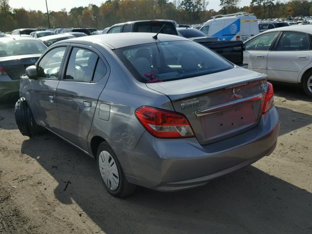 ML32F3FJ3HH000731 - 2017 MITSUBISHI MIRAGE G4 SILVER photo 3