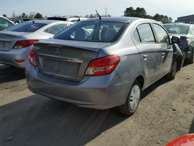 ML32F3FJ3HH000731 - 2017 MITSUBISHI MIRAGE G4 SILVER photo 4