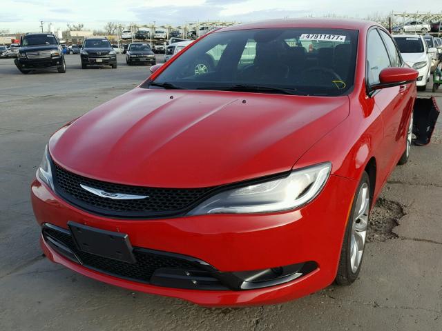 1C3CCCDG4GN148148 - 2016 CHRYSLER 200 S RED photo 2