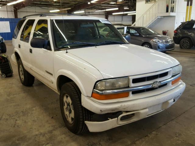 1GNDT13X93K152897 - 2003 CHEVROLET BLAZER WHITE photo 1