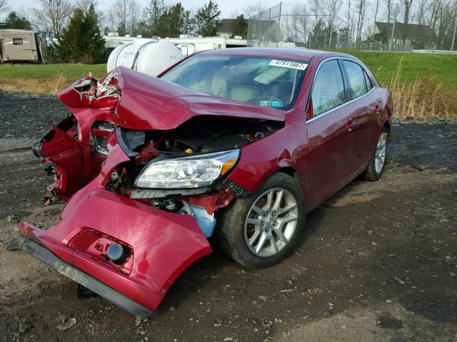 1G11F5RR7DF101324 - 2013 CHEVROLET MALIBU 2LT MAROON photo 2