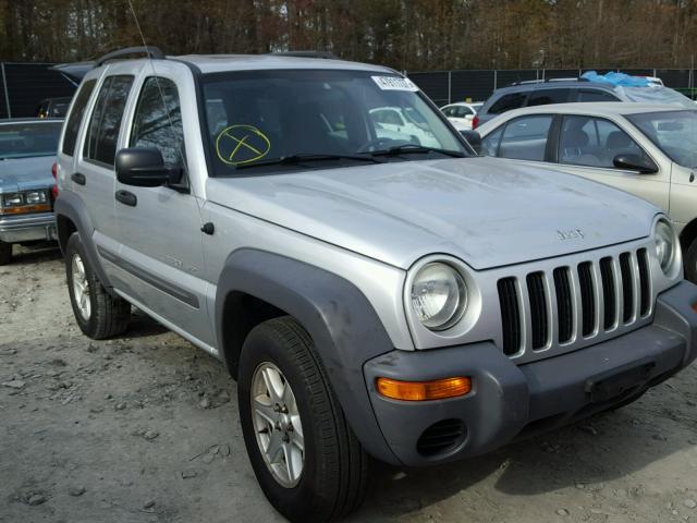 1J4GL48K93W638150 - 2003 JEEP LIBERTY SP GRAY photo 1