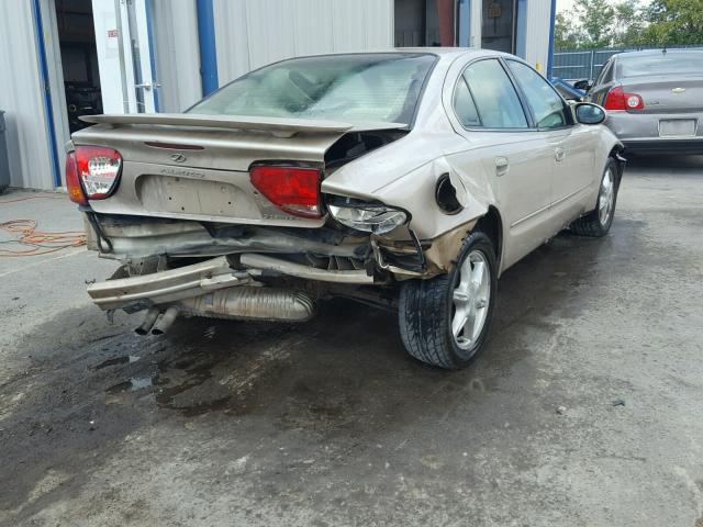 1G3NL52E61C255819 - 2001 OLDSMOBILE ALERO GL GOLD photo 4