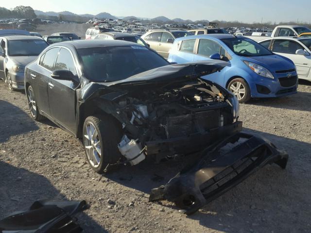 1N4AA51E19C824552 - 2009 NISSAN MAXIMA S BLACK photo 1