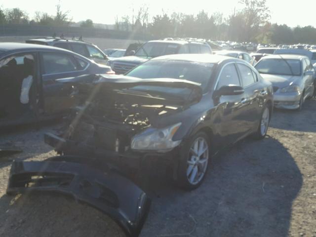 1N4AA51E19C824552 - 2009 NISSAN MAXIMA S BLACK photo 2