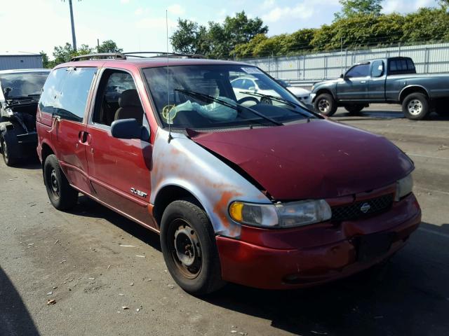 4N2DN1111VD834131 - 1997 NISSAN QUEST XE RED photo 1