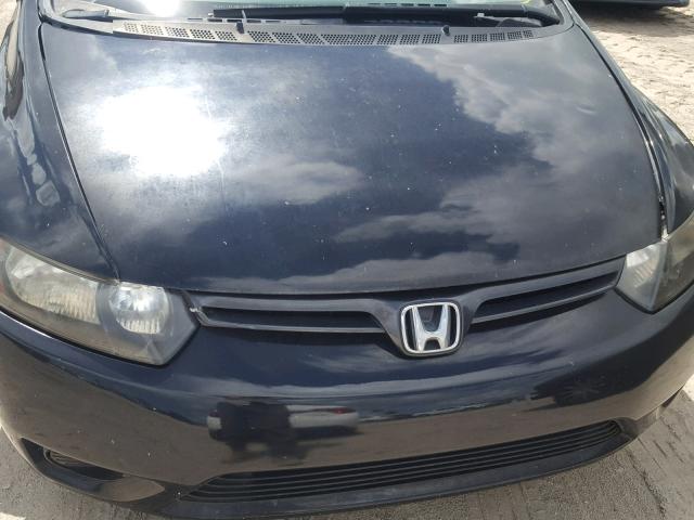 2HGFG12807H568576 - 2007 HONDA CIVIC EX 黑色 照片 9