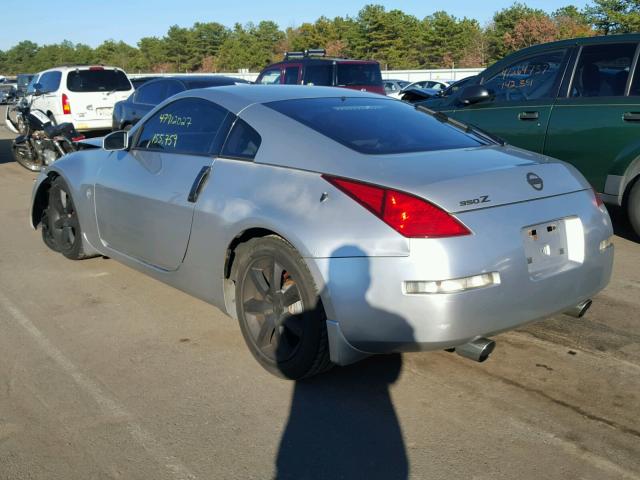 JN1AZ34D43T119717 - 2003 NISSAN 350Z COUPE SILVER photo 3