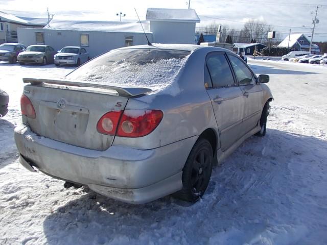 2T1BR32E97C817556 - 2007 TOYOTA COROLLA CE SILVER photo 4