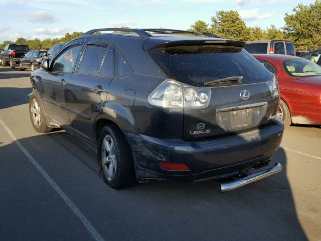 JTJHA31U150095157 - 2005 LEXUS RX 330 BLACK photo 3