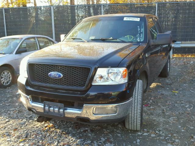 1FTRX14W84NC27968 - 2004 FORD F150 BLACK photo 2