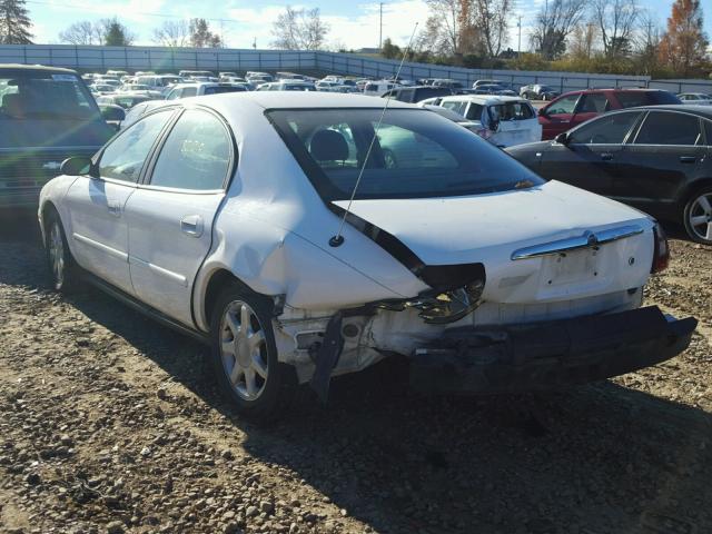 1MEFM50U03A625848 - 2003 MERCURY SABLE GS WHITE photo 3