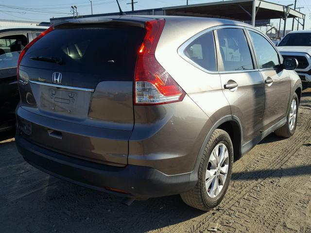 5J6RM3H57CL047309 - 2012 HONDA CR-V EX ნაცრისფერი ფოტო 4