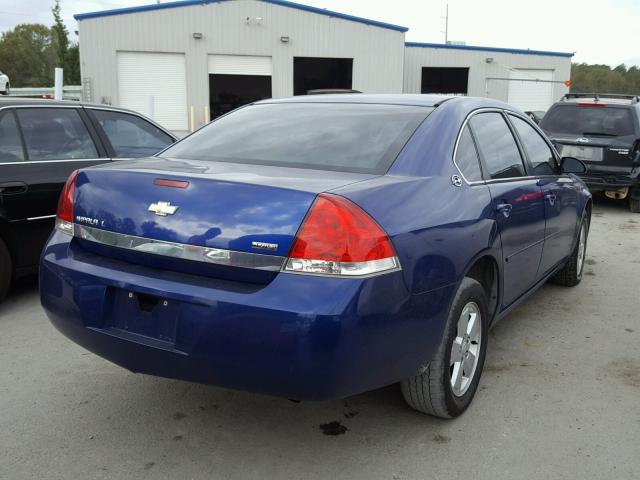 2G1WT55K079268791 - 2007 CHEVROLET IMPALA LT BLUE photo 3