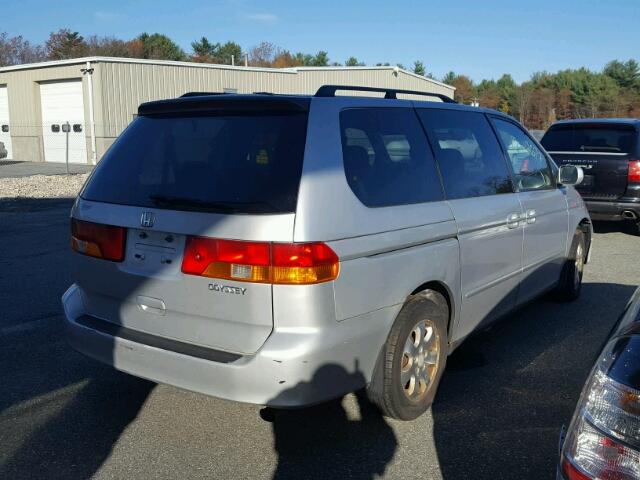 2HKRL18692H587561 - 2002 HONDA ODYSSEY EX SILVER photo 4