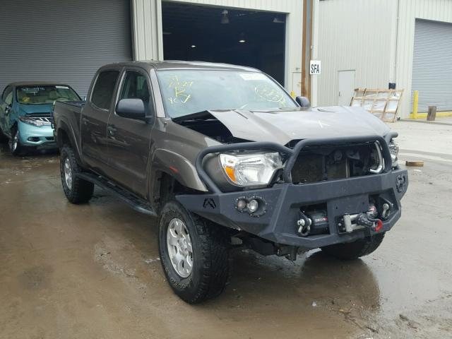 5TFLU4EN9EX108659 - 2014 TOYOTA TACOMA DOU BROWN photo 1