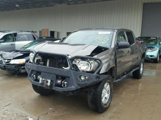 5TFLU4EN9EX108659 - 2014 TOYOTA TACOMA DOU BROWN photo 2