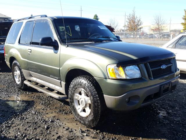 1FMCU70E02UC15780 - 2002 FORD EXPLORER S GREEN photo 1