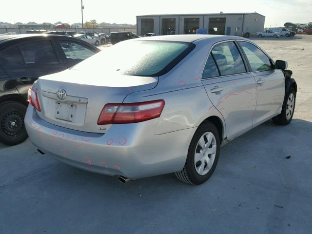 4T1BK46K57U547413 - 2007 TOYOTA CAMRY NEW SILVER photo 4