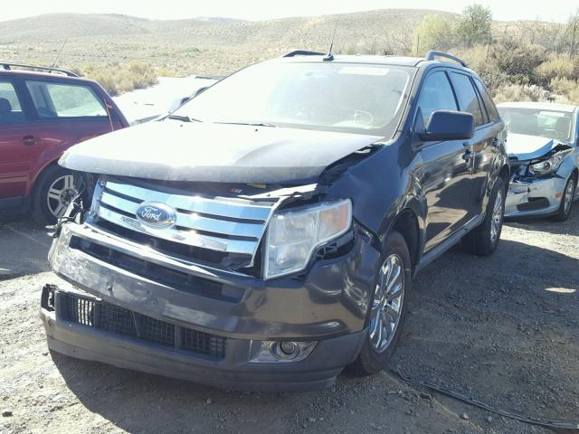 2FMDK49C27BB38028 - 2007 FORD EDGE SEL P BLACK photo 2