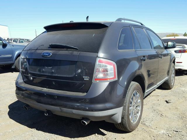 2FMDK49C27BB38028 - 2007 FORD EDGE SEL P BLACK photo 4