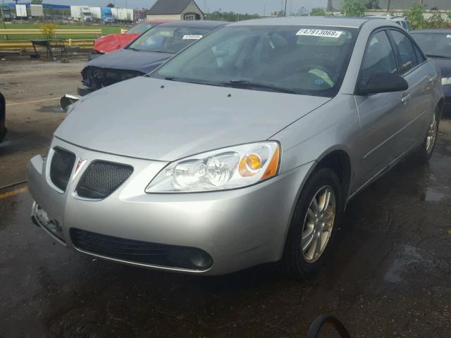 1G2ZF55B364127246 - 2006 PONTIAC G6 SE SILVER photo 2